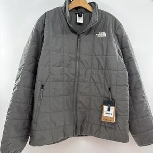 TNF Iron Drift Jacket Men's large Smoked Pearl The North Face Quilted Light Tags
